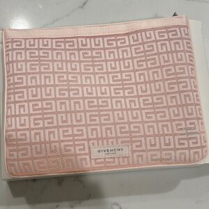 Givenchy Light Pink Patterned Cosmetic Pouch Case
